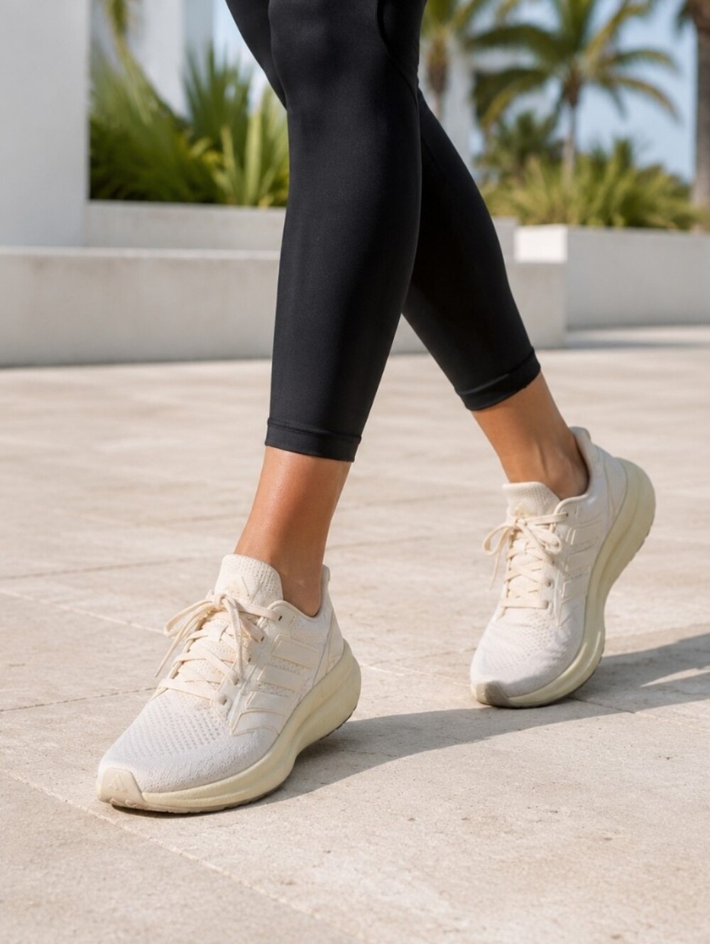 Adidas Women’s Cream Running Sneakers